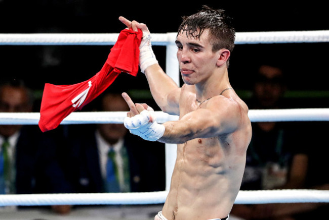 Michael Conlan following his defeat to Vladimir Nikitin