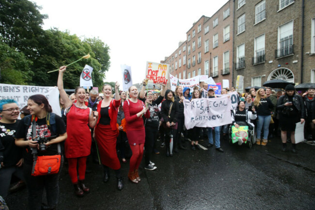 24/09/2016. 5th Annual March for Choice. Pictured