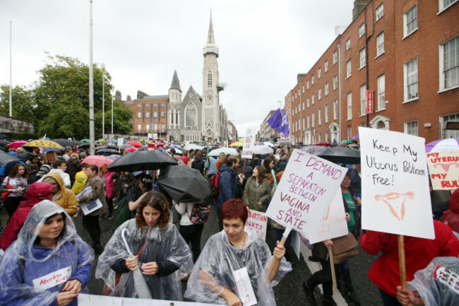 24/09/2016. 5th Annual March for Choice. Pictured