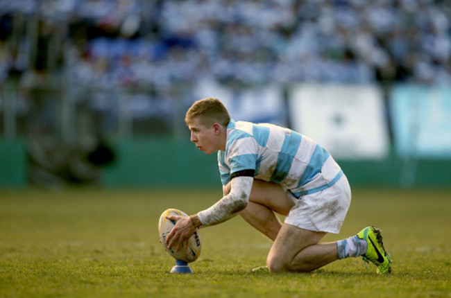 Sean Kearns lines up a kick