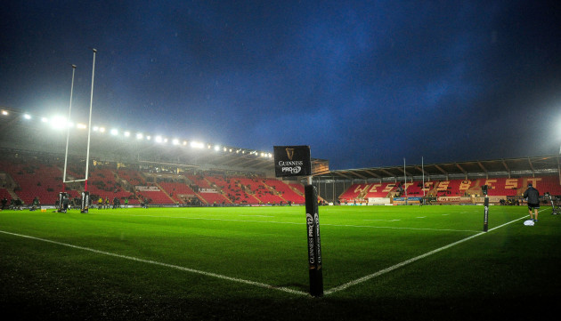 A general view of Parc Y Scarlets