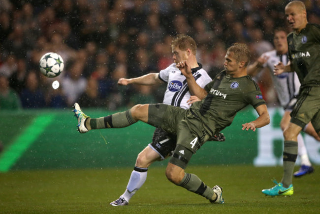 Dundalk v Legia Warsaw - UEFA Champions League Qualifying - Play-Off First Leg - Aviva Stadium