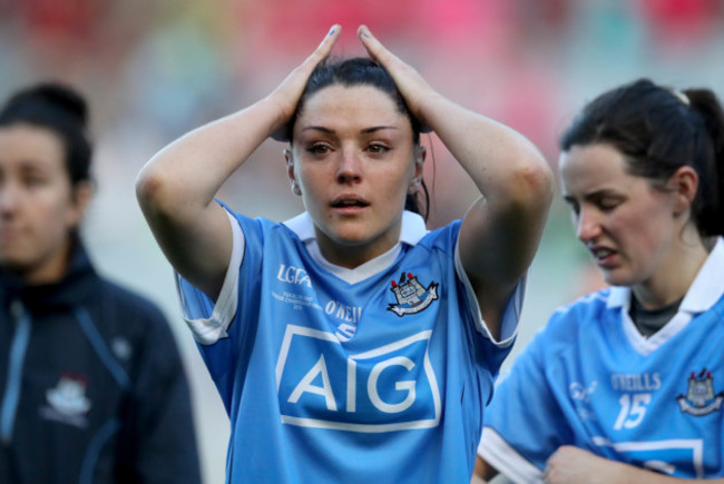 Sinead Goldrick dejected