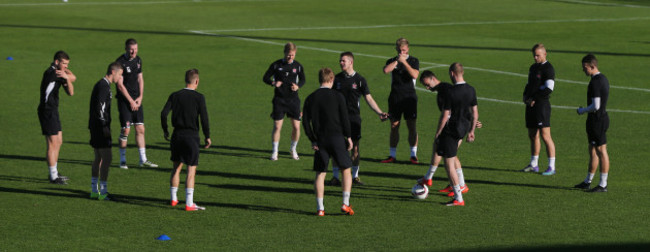 Dundalk Training and Press Conference - Tallaght Stadium