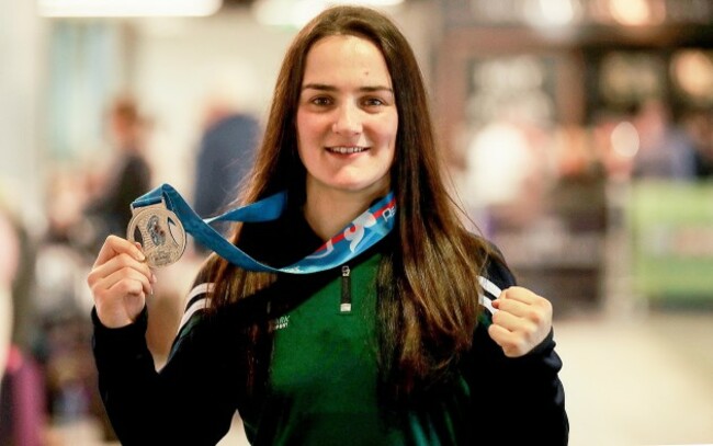 Kellie Harrington with her Silver Medal