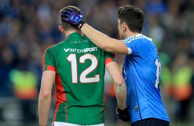 Bernard Brogan with Patrick Durcan