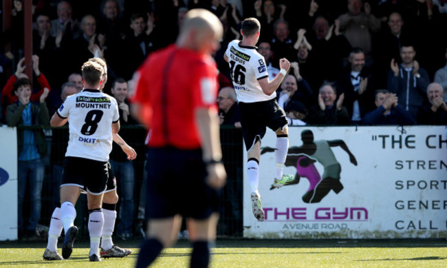 Ciaran Kilduff celebrates scoring