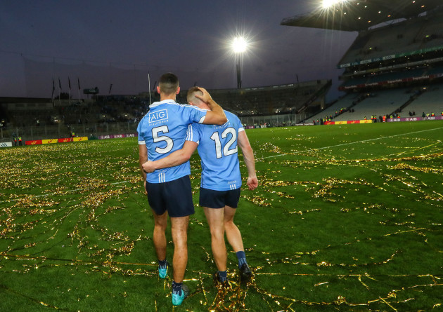 James McCarthy and Ciaran Kilkenny after the game