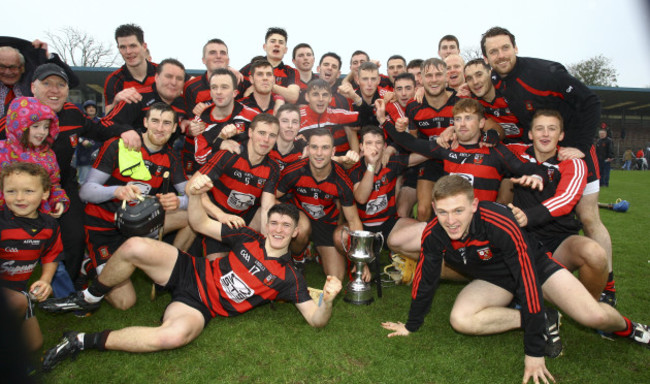 The Ballygunner team celebrate winning