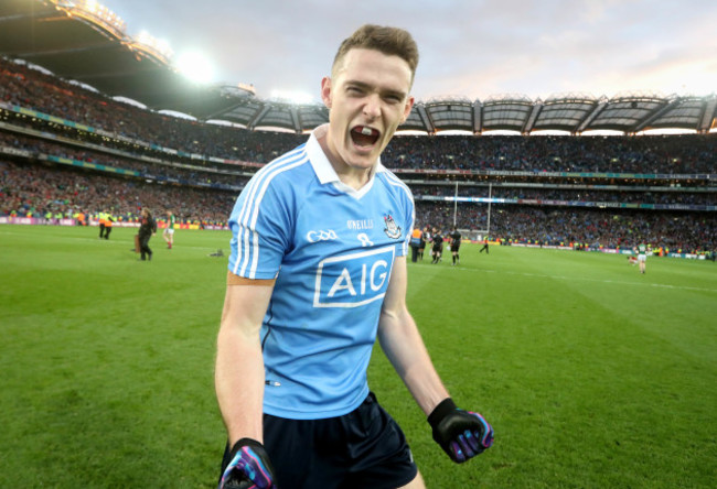 Brian Fenton celebrates