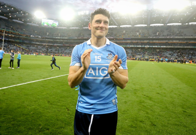 Bernard Brogan celebrates after the game