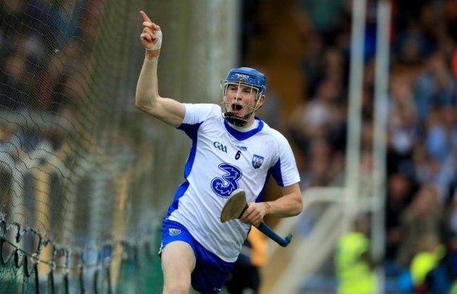 Austin Gleeson celebrates scoring the first goal of the game