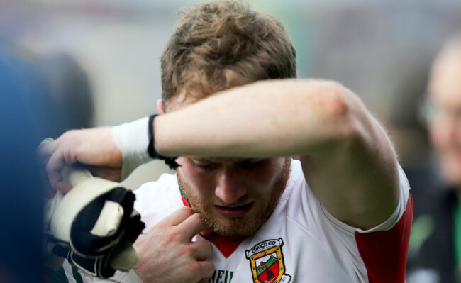 Robbie Hennelly dejected