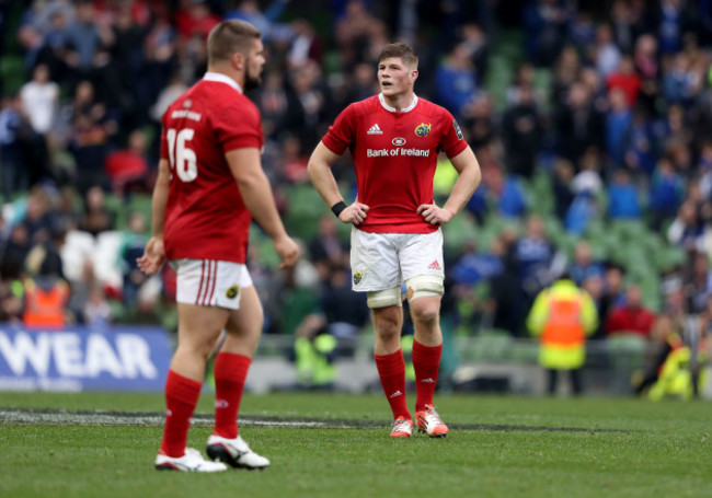 Jack O'Donoghue dejected after the game