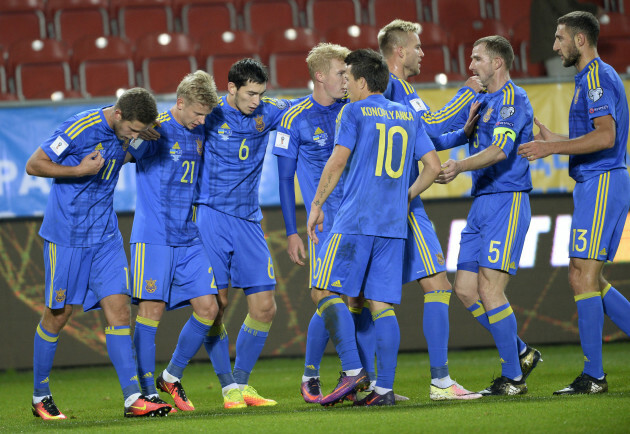 Soccer WCup 2018 Ukraine Kosovo