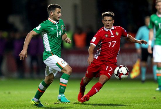 Wes Hoolahan with Gheorghe Andronic