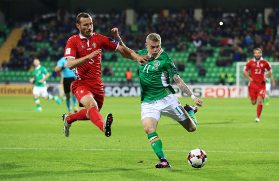 Moldova v Republic of Ireland - 2018 FIFA World Cup Qualifying - Group D - Zimbru Stadium