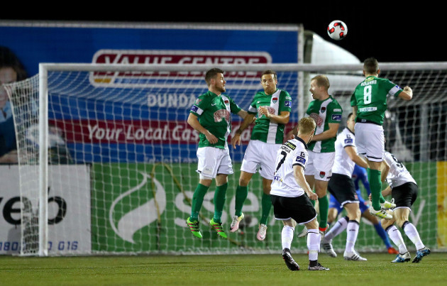 Daryl Horgan scores his sides first goal