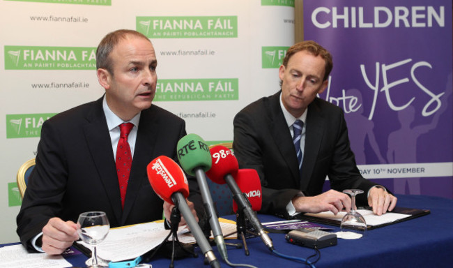 Fianna Fail Yes in Children's Referendum