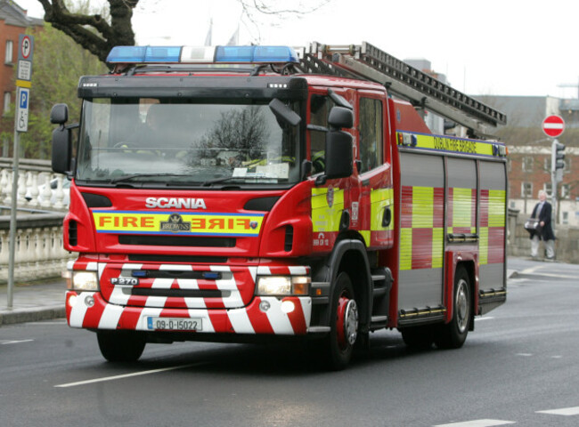 09/05/2013. Dublin Scenes. Pictured a Dublin Fire