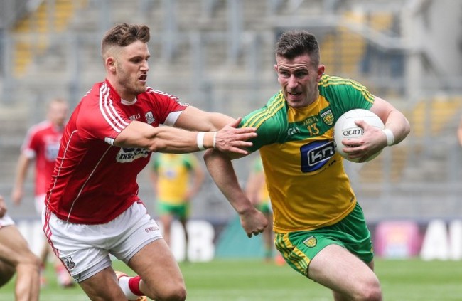 Paddy McBrearty and Eoin Cadogan