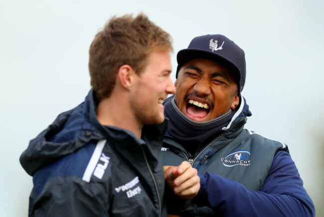 Kieran Marmion and Bundee Aki
