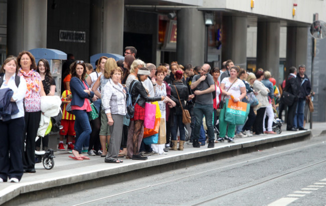 6/8/2013. Third day of Dublin Bus Strikes