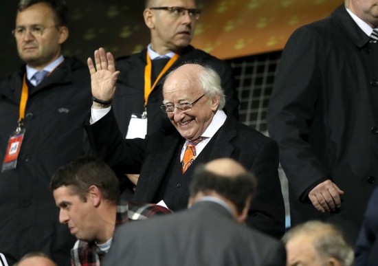 President of Ireland Michael D Higgins