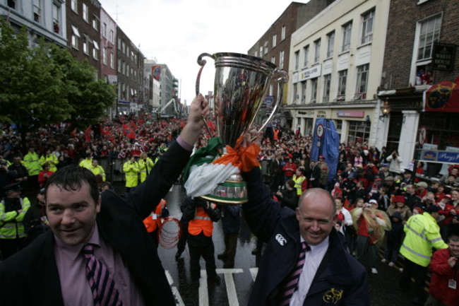 Declan Kidney and Anthony Foley