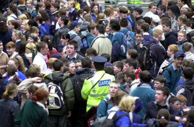 YOUNG PEOPLE INDUSTRIAL ACTION DISPUTES CROWDS EDUCATION CRISIS