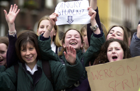 STUDENT STRIKES YOUNG PEOPLE EDUCATION CRISIS