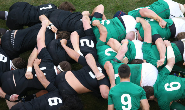 General view of a scrum