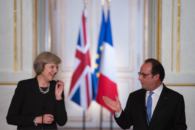 May meets Hollande