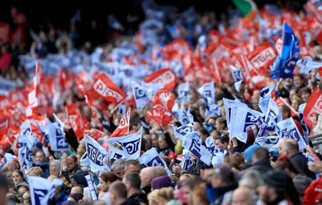 A view of supporters