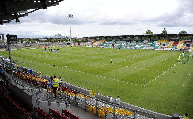 General view of Tallaght Stadium before the game