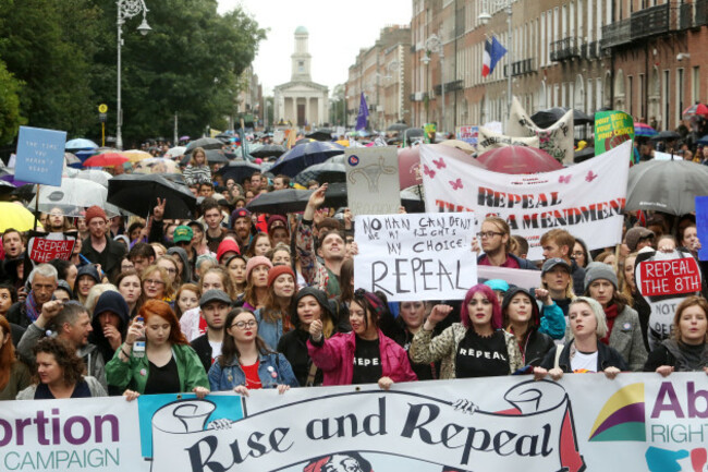 24/09/2016. 5th Annual March for Choice. Pictured