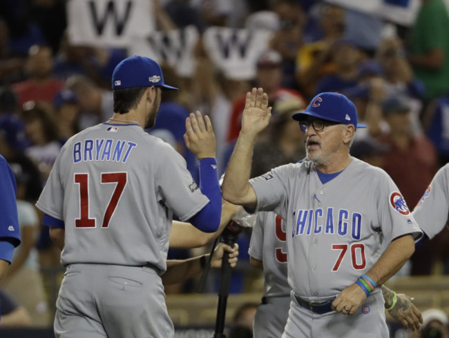 NLCS Cubs Dodgers Baseball