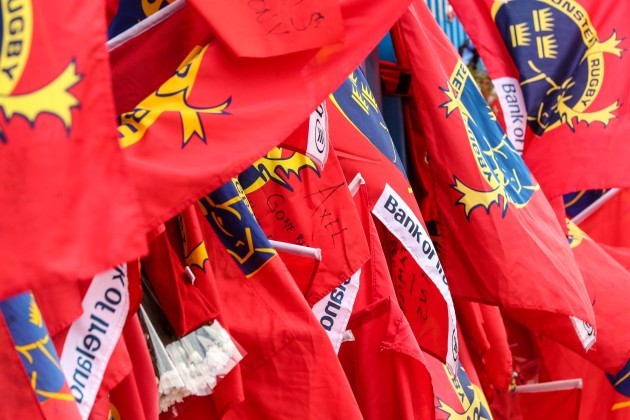 Tributes are paid to Anthony Foley outside Thomond Park