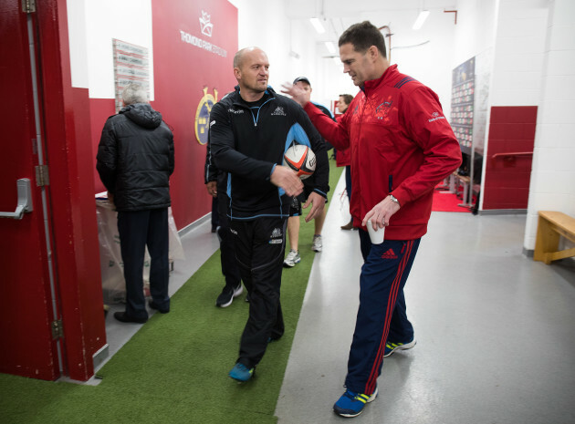 Rassie Erasmus and Gregor Townsend ahead of the game