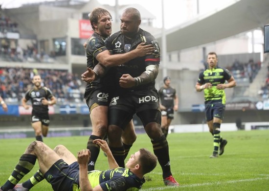 Montpellier&rsquo;s Nemani Nadolo scores a try