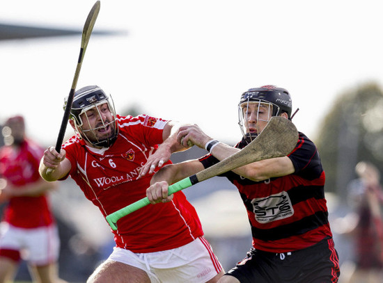 Shane O'Sullivan in action against Noel Connors