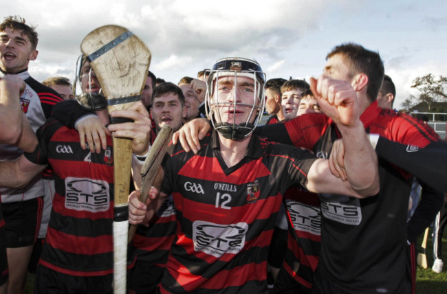 Pauric Mahony celebrates at the end of the game