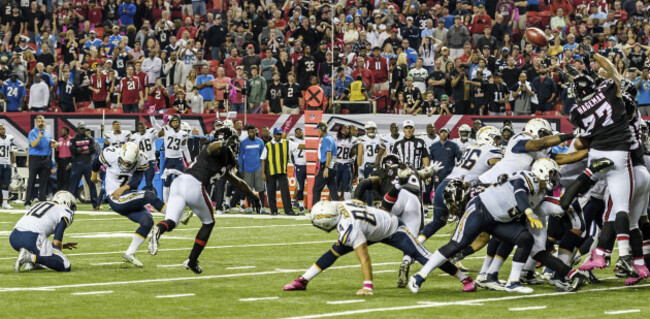 Chargers Falcons Football