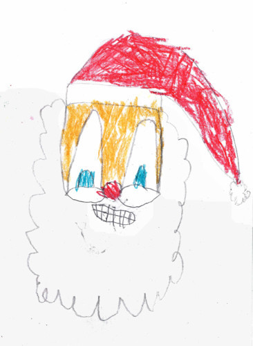 TK Santa Drawing