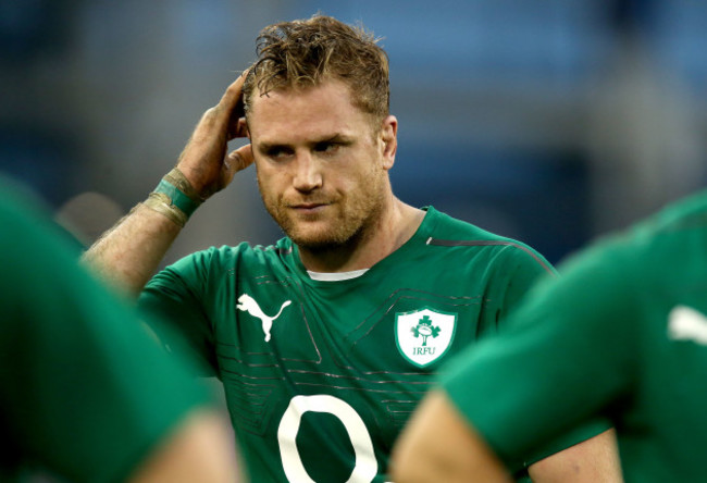 Jamie Heaslip dejected