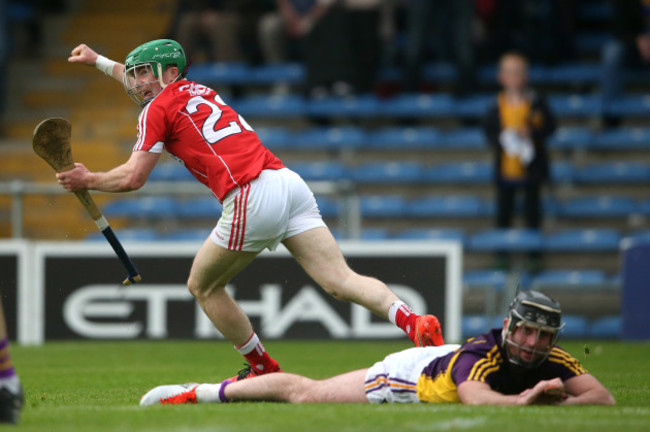 Daniel Kearney celebrates scoring a goal