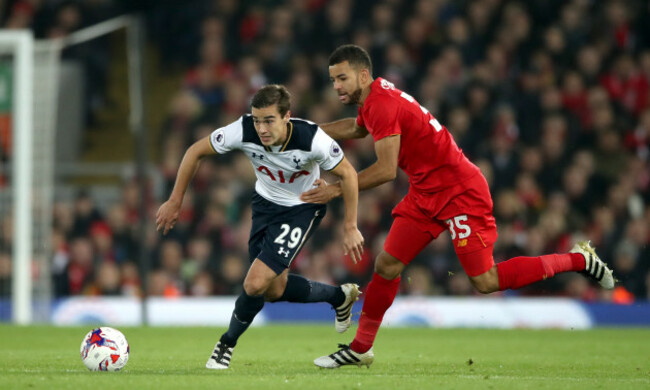 Liverpool v Tottenham Hotspur - EFL Cup - Round of 16 - Anfield