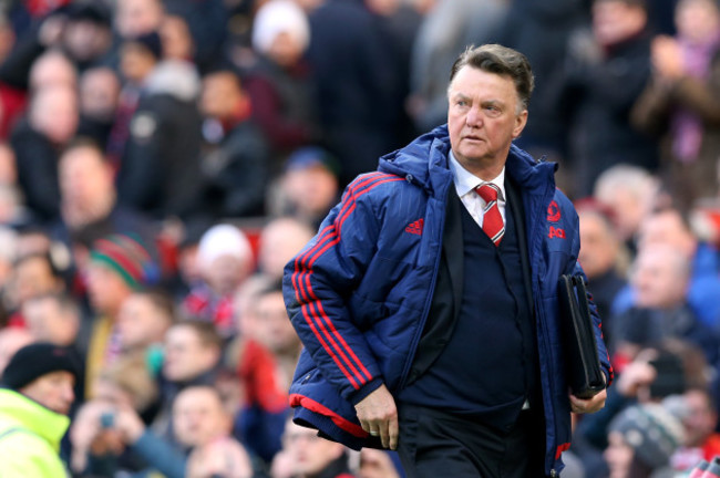 Louis Van Gaal Sacked File Photo