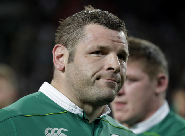 Ireland&rsquo;s Mike Ross after the match