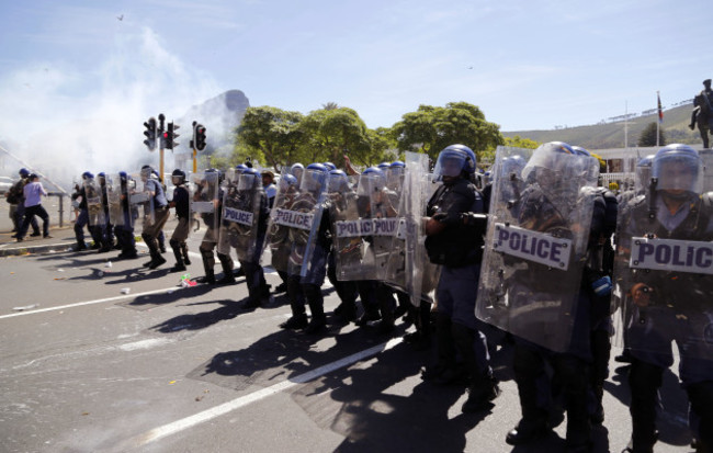 South Africa University Protests